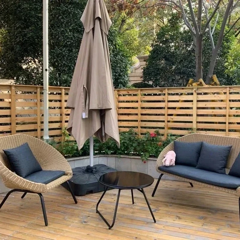& Luxury Rattan Beach Chairs for Hotel Villa Terrace Outdoor Chair Creative Designer Outdoor Furniture Patio Backrest Beach Chai