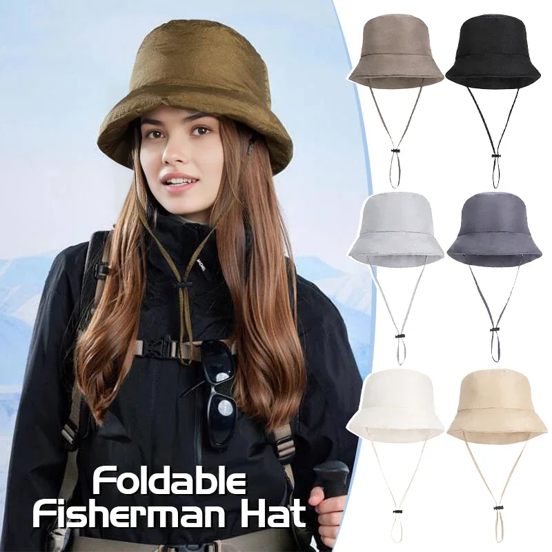 

Водонепроницаемая рыбацкая шапка, женская зимняя теплая шапка для кемпинга, пешего туризма, альпинизма, мужская панама-ведро, уличная шапка