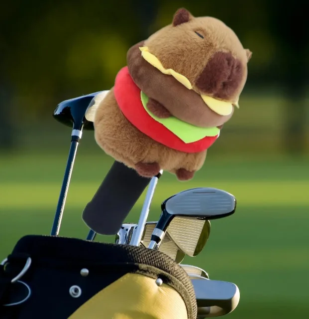 Golf Club Covers  Plush Cartoon Driver Putter Protectors, Unique Gift for Men, Golf Lovers Beginner Professional