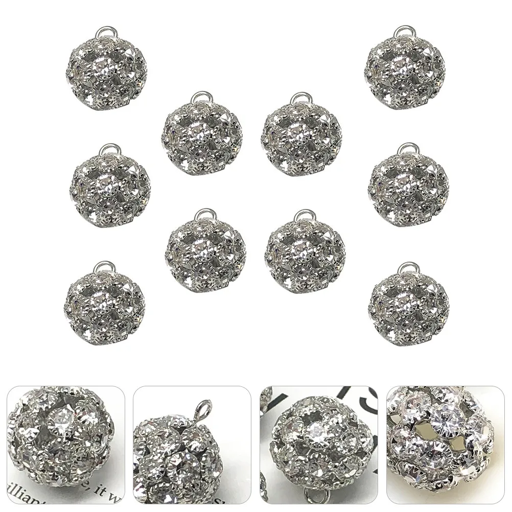 10Pcs Brass Spherical Buttons Practical Sewing Buttons for Clothes Jackets Windbreakers Backpacks DIY Crafts DIY Button