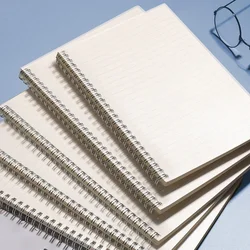 A4 B5 A5 A6 Spiral Book 80 Sheets Coil Notebook To-Do Lined Paper Journal Diary Sketchbook For School Supplies Stationery