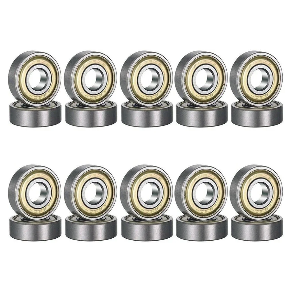 10pcs/lot Ball Bearing 625ZZ 5x16x5mm Carbon Steel Bearings 607 623 626  688 685 687 608 for Scooter Free shipping