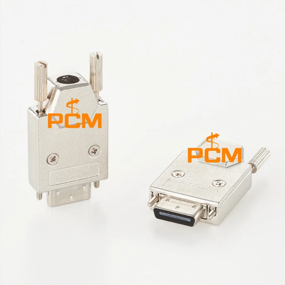 SDR26 Pin Camera Link Connector 0.8mm Pitch Solder Type Plug Industrial Machine Vision Camera Interface Connector