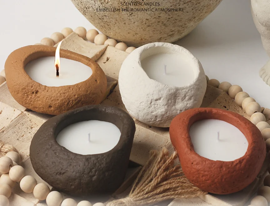 

NDJTT092IX Трансграничная креативная свеча для дома, аромат, простые украшения, керамическая свеча, чашка, свеча