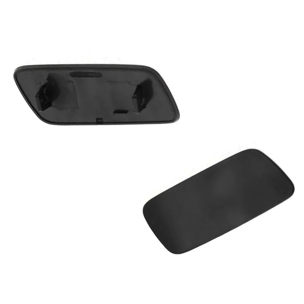 2Pcs Front Bumper Headlight Headlamp Washer Nozzle Jet Spray Cover Caps Black For VOLVO S90 2017 2018 2019 39839830 39839842 view 6