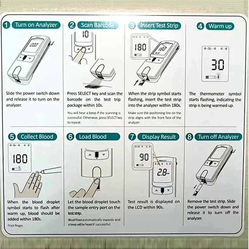 Handheld Coagulation Analyzer Inr Test Monitor Anticoagulation Blood Test Machines  24PC PT/INR Test Strip