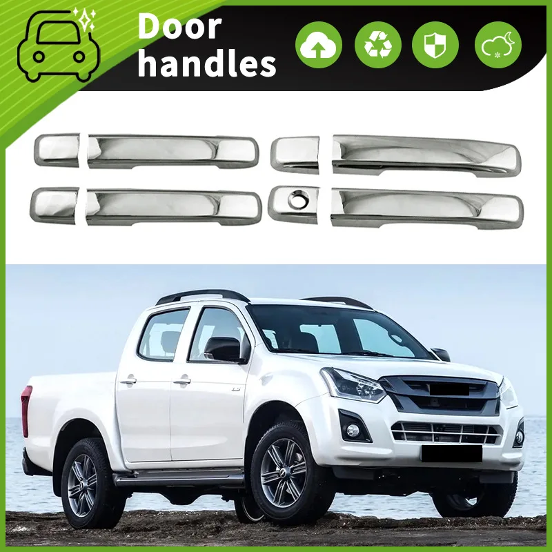 

Подходит для 13-21 Isuzu Dmax D-MAX RT85, дверная ручка, декоративные аксессуары для дверных ручек