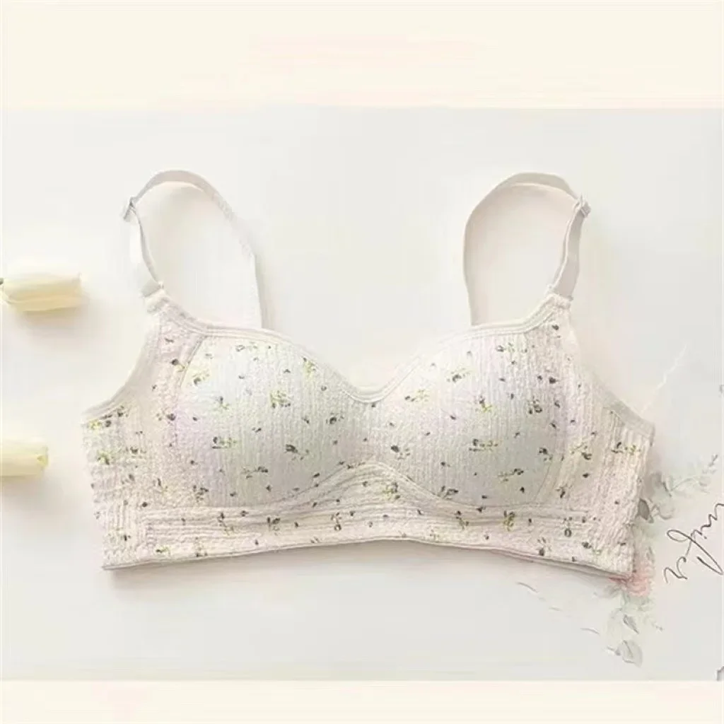 Girls Brassiere Cotton Underwear Back Buckle Design Adolescent Girls Training Bras Breathable Teenage Girl Tops Bra