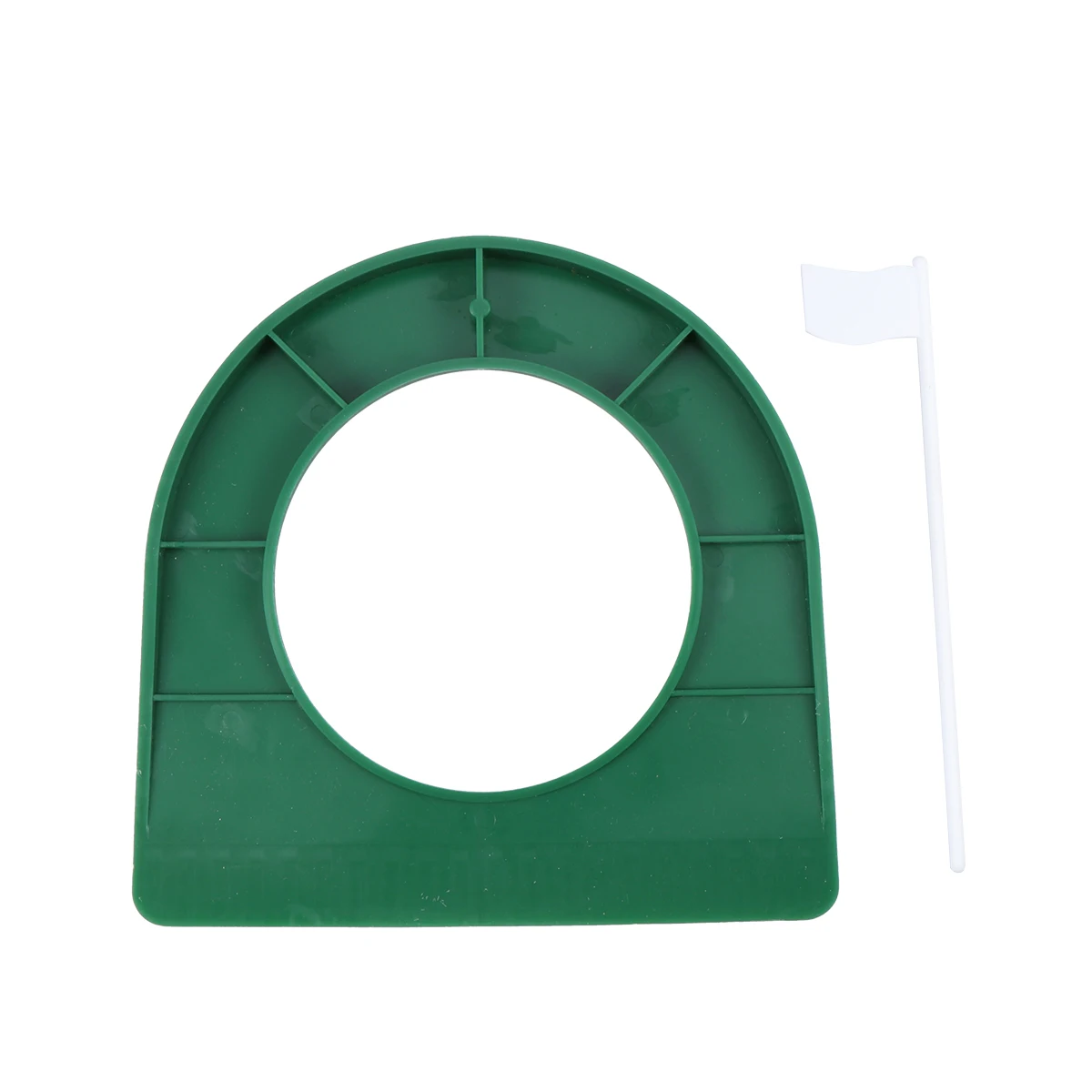 

Plastic Golf Practice Tool Portable Lightweight Putting Cup Trainer Aid Flag Improve Accuracy Anywhere Home Office Yard Green