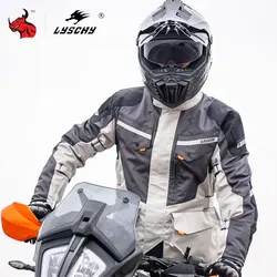 LYSCHY Motorcycle Jacket Pants Cold-proof Waterproof Winter Men Women Motorbike Riding Moto Jacket Protective Armor Clothing