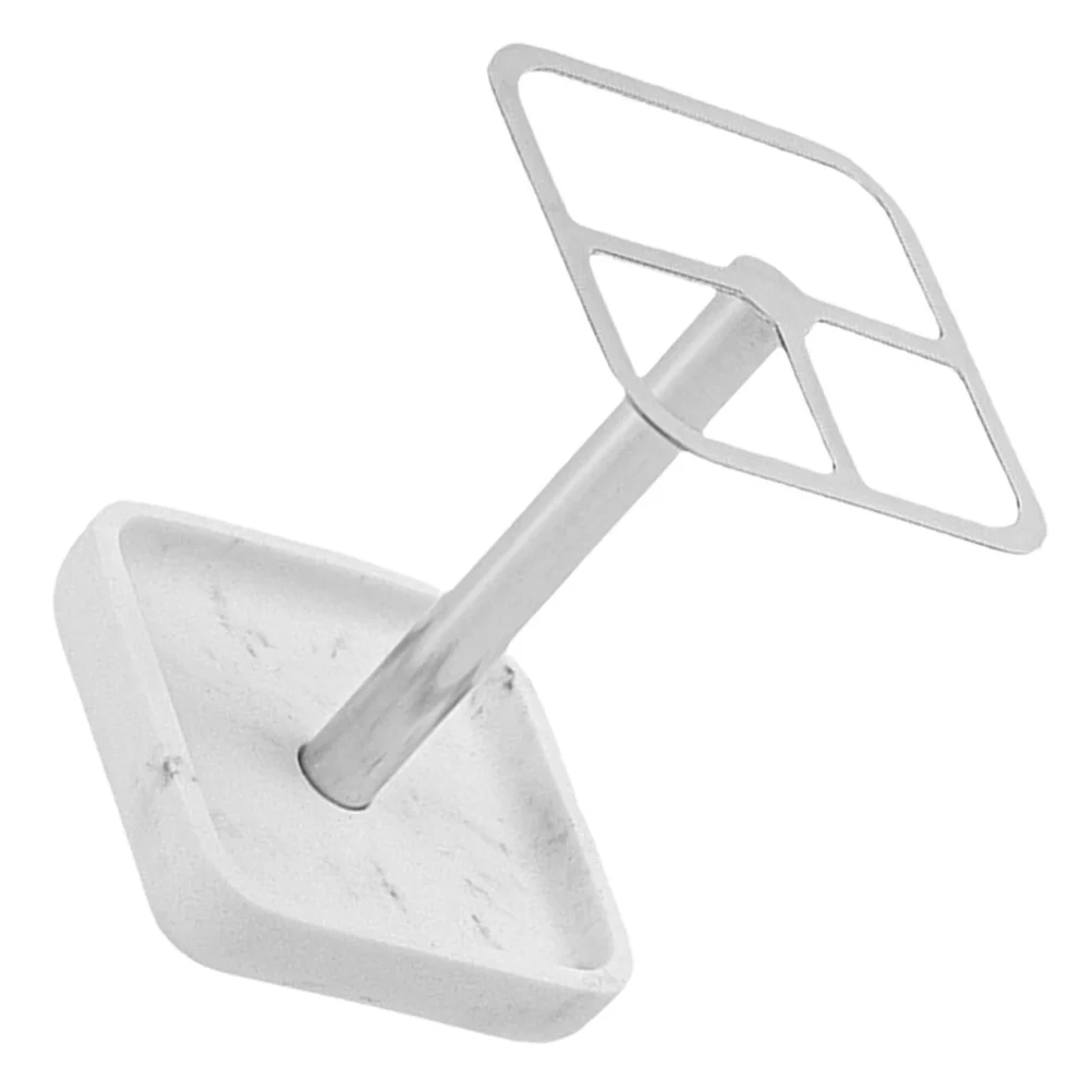 

Stainless Steel Resin Toothbrush Holder Electric Toothbrush Stand Stable Bathroom Countertop Toothpaste Organizer Multipurpose