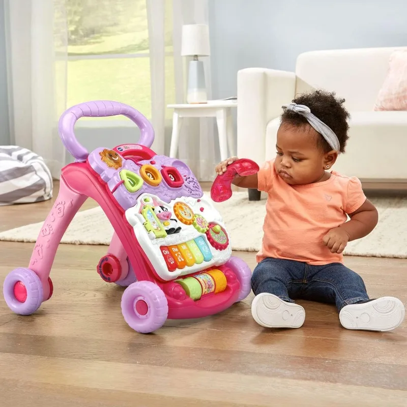 Sit-to-Stand Learning Walker (Frustration Free Packaging), Pink