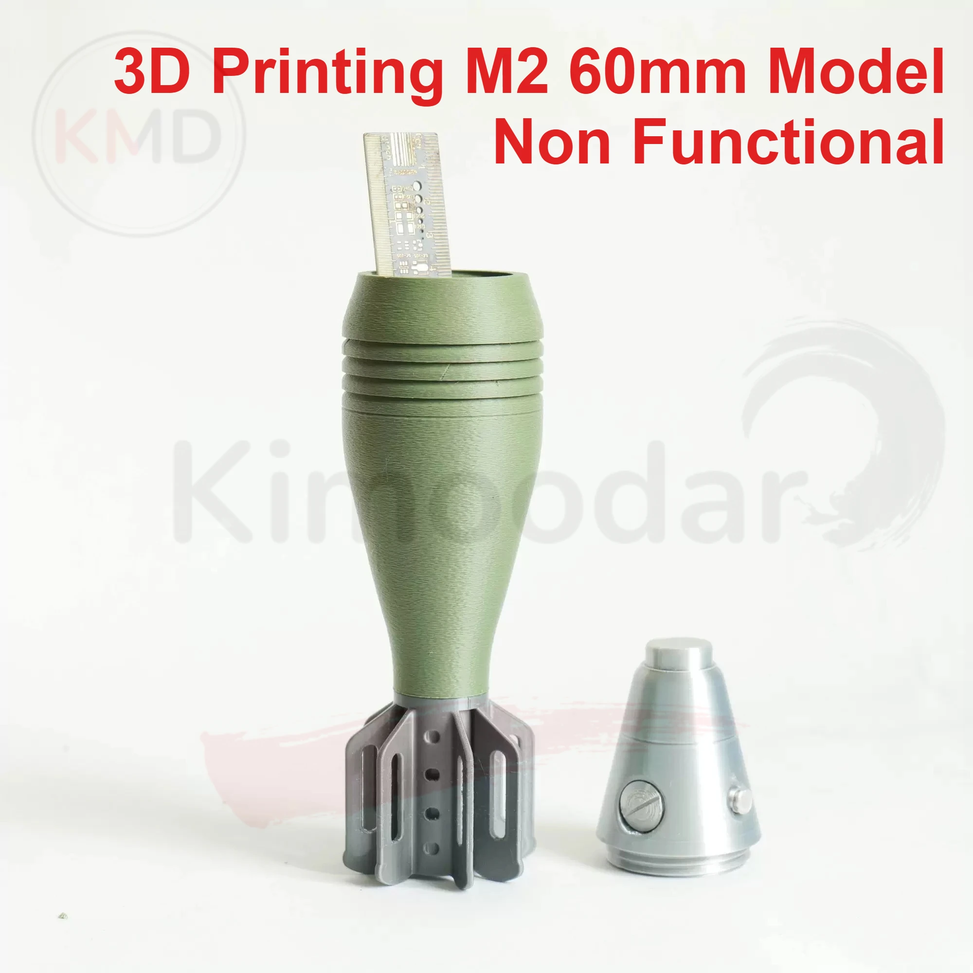 

3D печать M2 60 мм модель нефункциональная модель орнамент военные энтузиасты детская сборка настольный орнамент держатель для ручек
