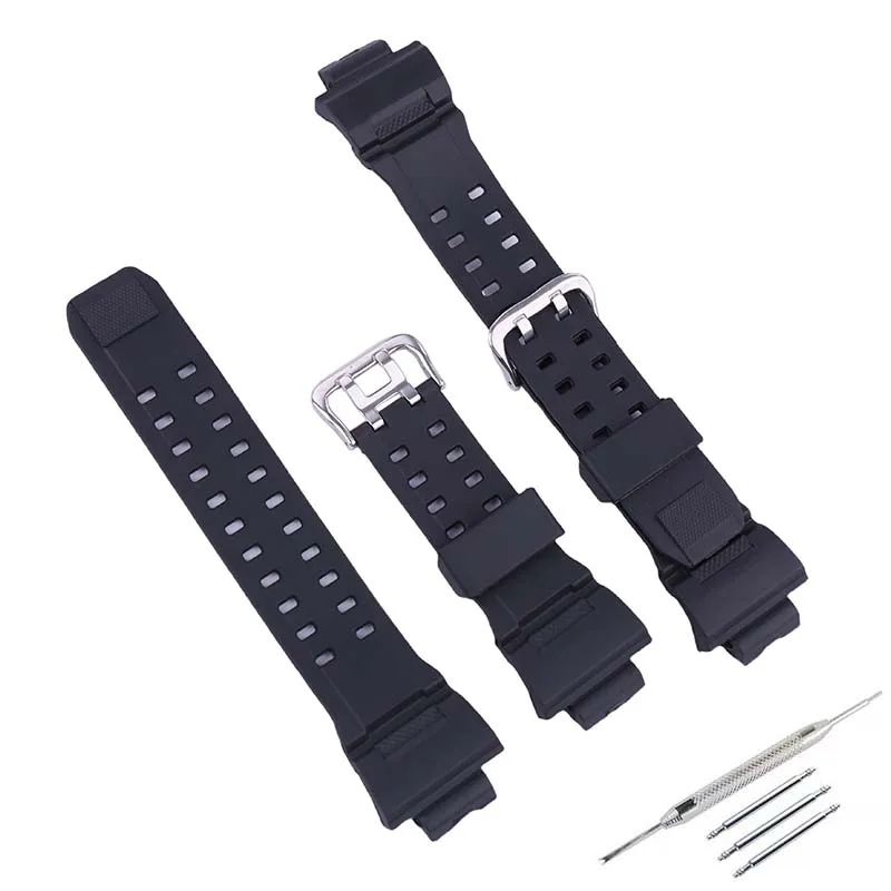 Strap accessories compatible for Casio resin watch strap Cat man 3410 GW-9400 GW9300 men's and women's wristbands Watch chain