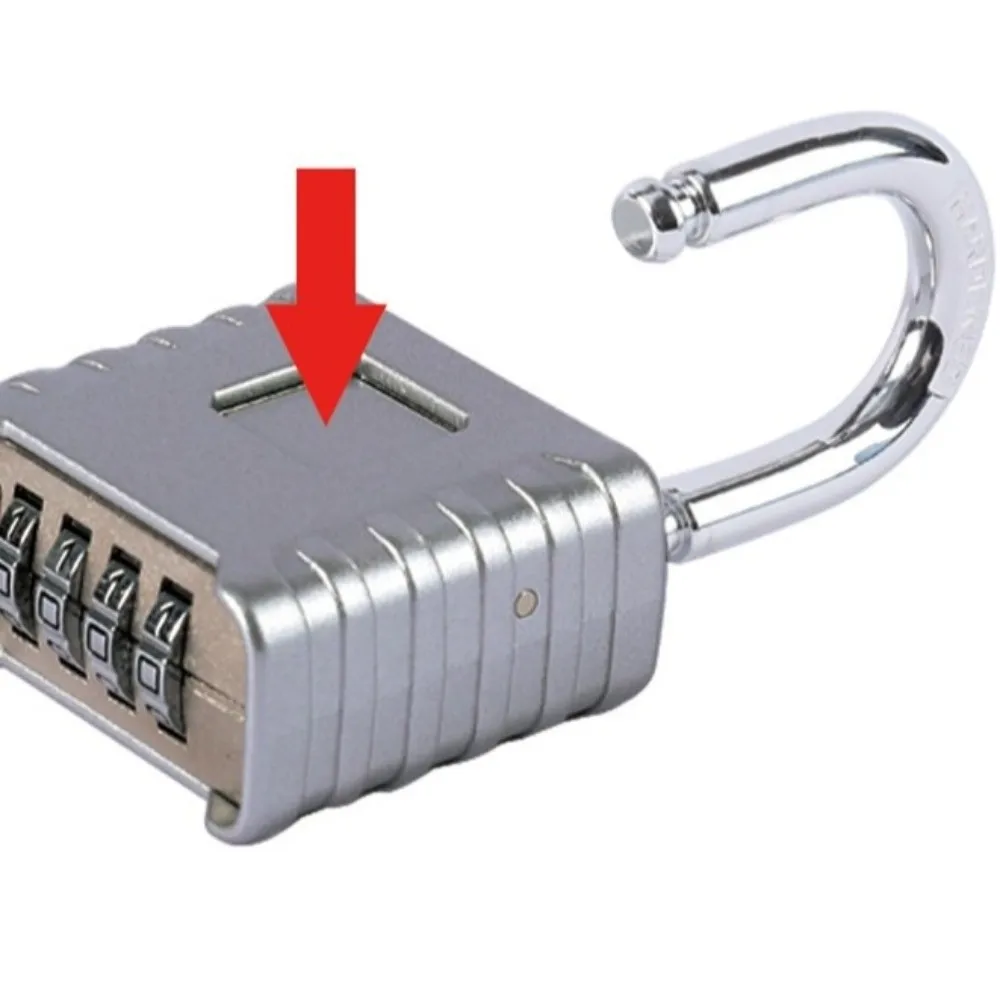 

Metal Heavy Duty Padlock Waterproof Rust Proof Password Pad Lock Safely 4-Digit Number Combination Anti-theft Padlock