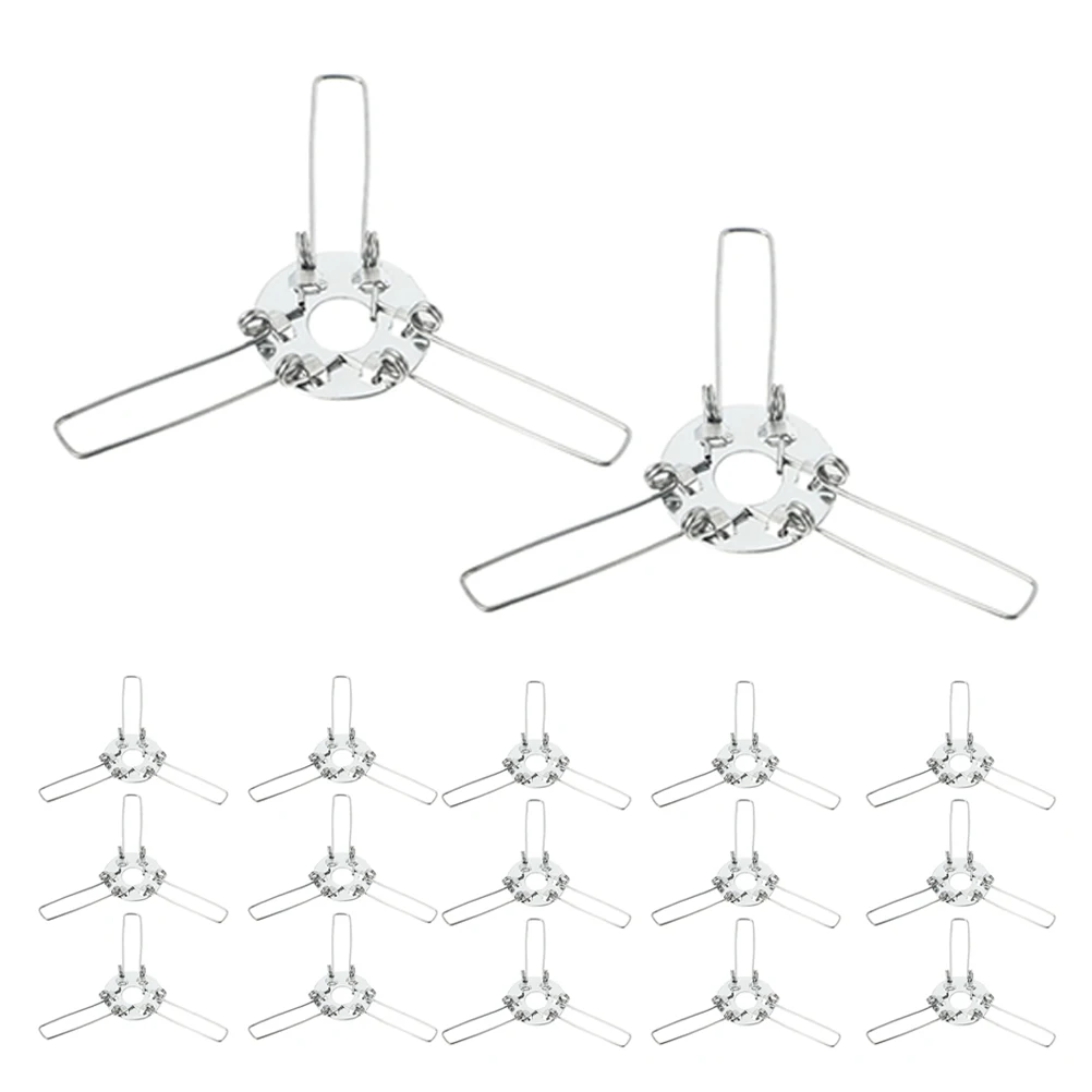 

24 Pcs Lampshade Adapter Circlip Sturdy Easy Installation for Rattan Bamboo Glass Ball Lampshades Home Decor DIY Lighting