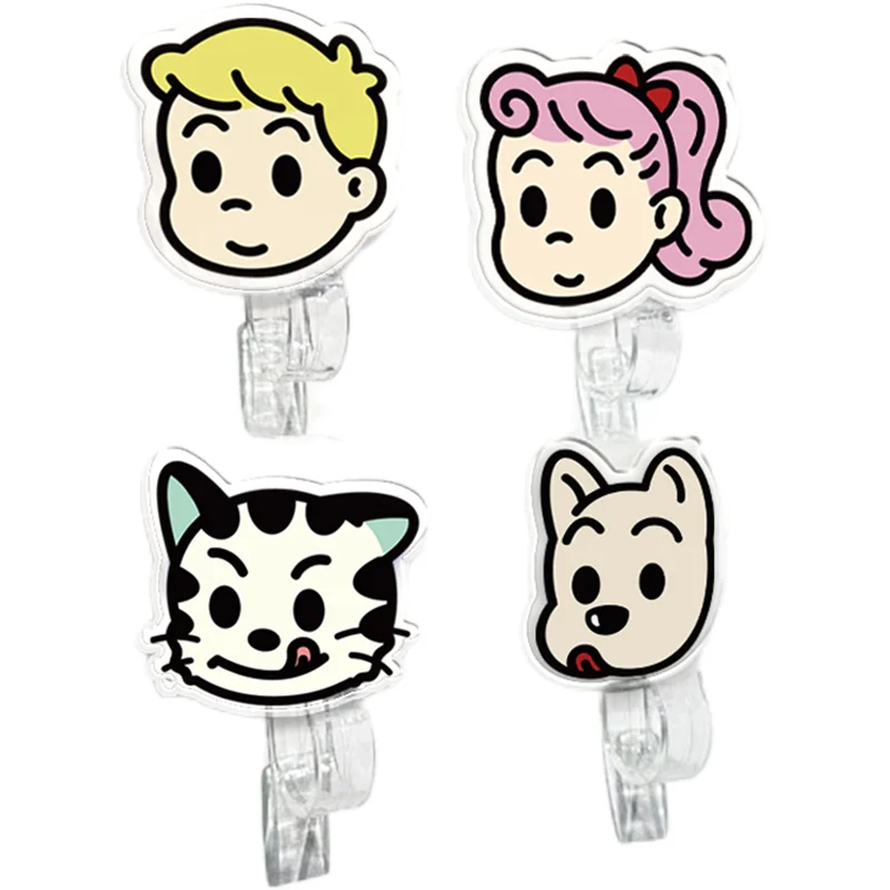 Harada Osamu Cartoon Transparent Acrylic Strong Adhesive Hook Non Punching Anime Wall Adhesive Hook Girl Dormitory Decoration