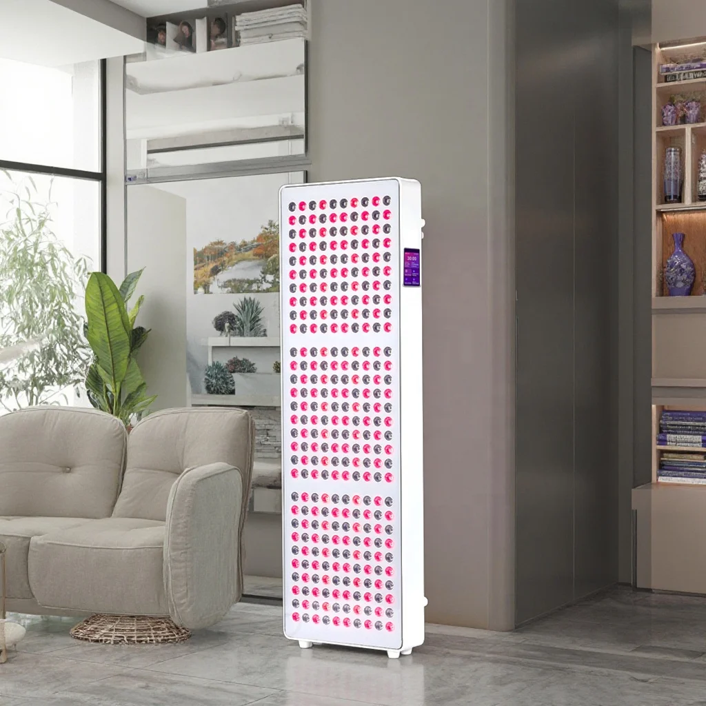 

Azure OEM/ODM Светодиодная панель для всего тела Импульсный дизайн 630 нм 850 нм 1500 Вт PDT Красная терапия Стоячий тип