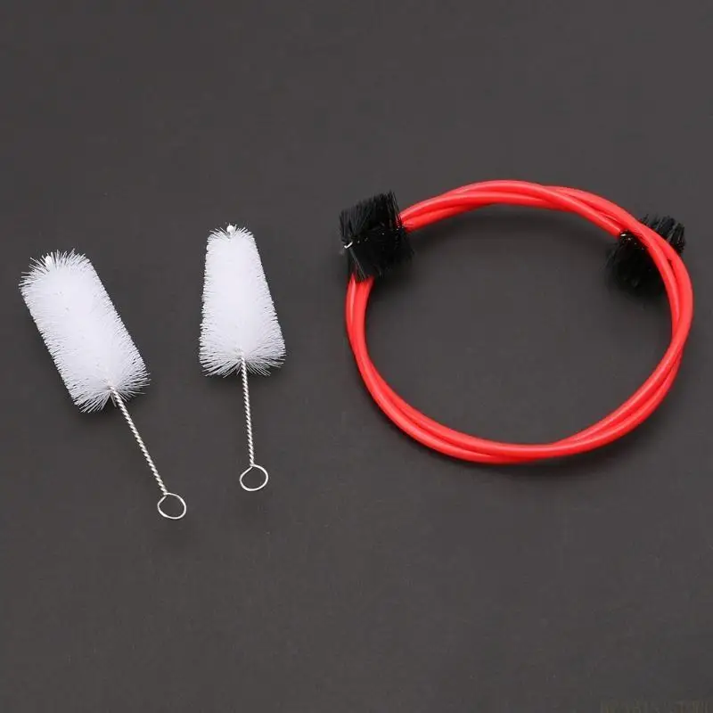 M5TC Trumpet Cleaning Tool Snake Brush Flexible Brush with Cleaning Rod