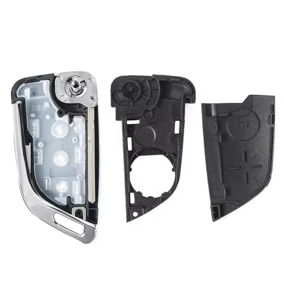 KEYECU 3 Buttons Modified Flip Remote Car Key Shell Case HU66/HU162T for MQB Golf VII Golf7 MK7 Skoda Octavia Seat Leon Altea - view 6