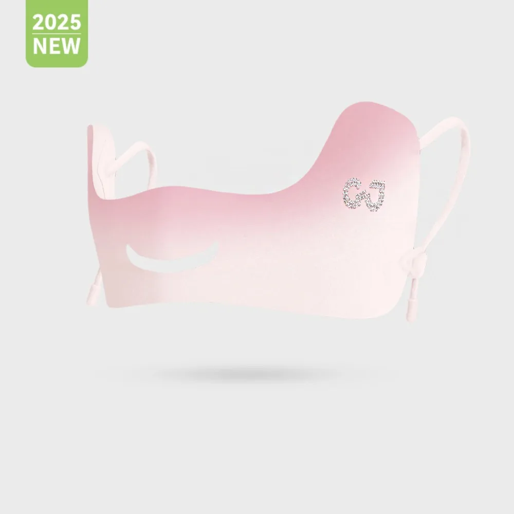 

Солнцезащитный шарф для лица, ледяная шелковая солнцезащитная маска, тонкая дышащая летняя маска для лица, шарфы для лица, однотонная маска для лица Gini для верховой езды