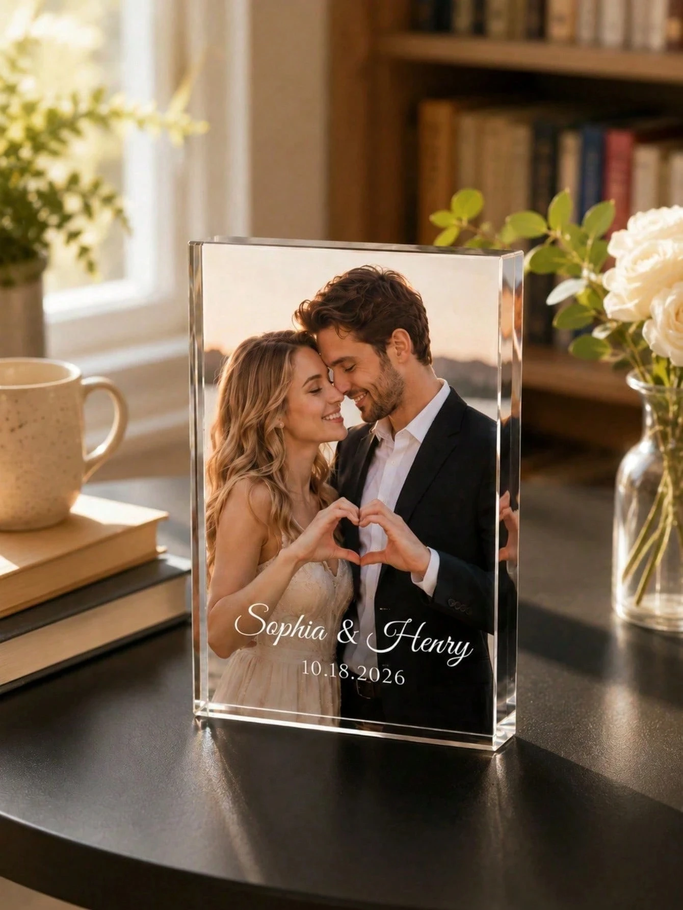 Wedding Souvenir - Customized Acrylic Brick Personalized Photo Decor