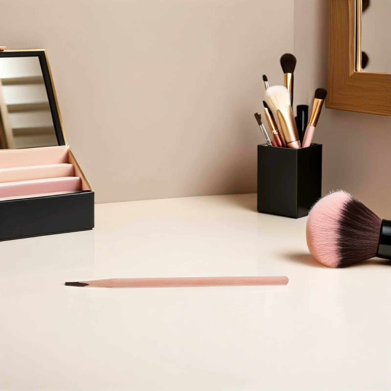 

3pcs Waterproof Eyebrow Hard Pen Sweatproof Long Lasting Wood Makeup Tool Outdoor No Smudge Brow Eyeliner Pencil