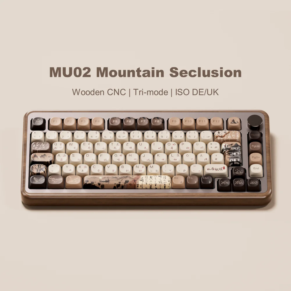 Akko Mountain Seclusion木製メカニカルゲーミングキーボード Akko Mountain Seclusion木製メカニカルゲーミングキーボード