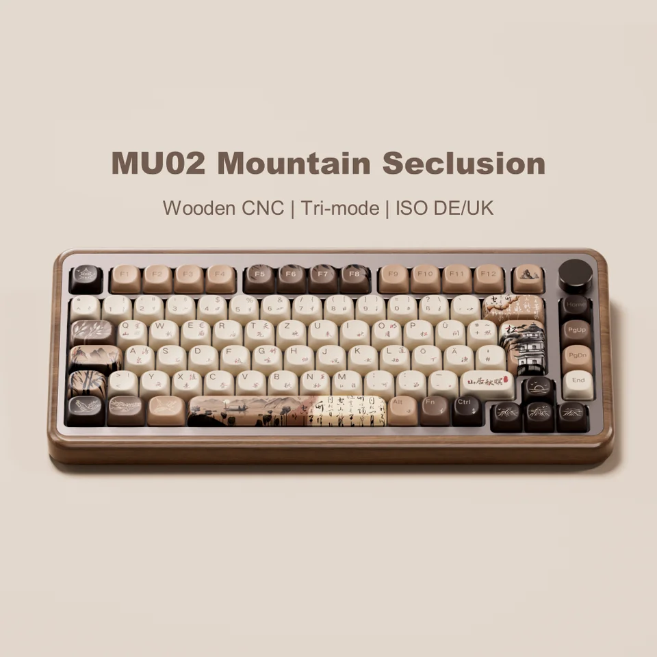 Akko MU02 木製メカニカルキーボード Amazon | 【国内正規品】Akko(アッコ) MU02 木製キーボード 75%英語