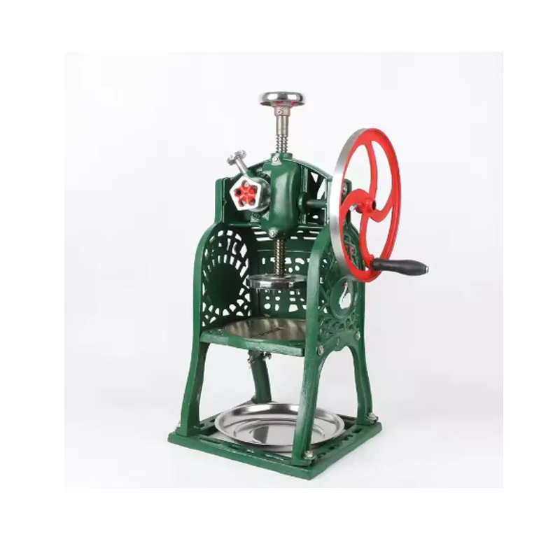 Macchina per il ghiaccio manuale per la neve Macchina per il ghiaccio tritato a manovella per trituratori di ghiaccio per uso domestico