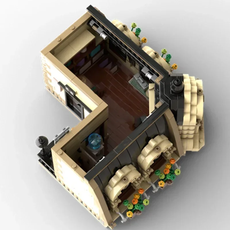 Moc بنة مكتب البريد نموذج التكنولوجيا الطوب لتقوم بها بنفسك تجميع وحدات مدينة عرض الشارع لعبة للطفل هدية الطفل