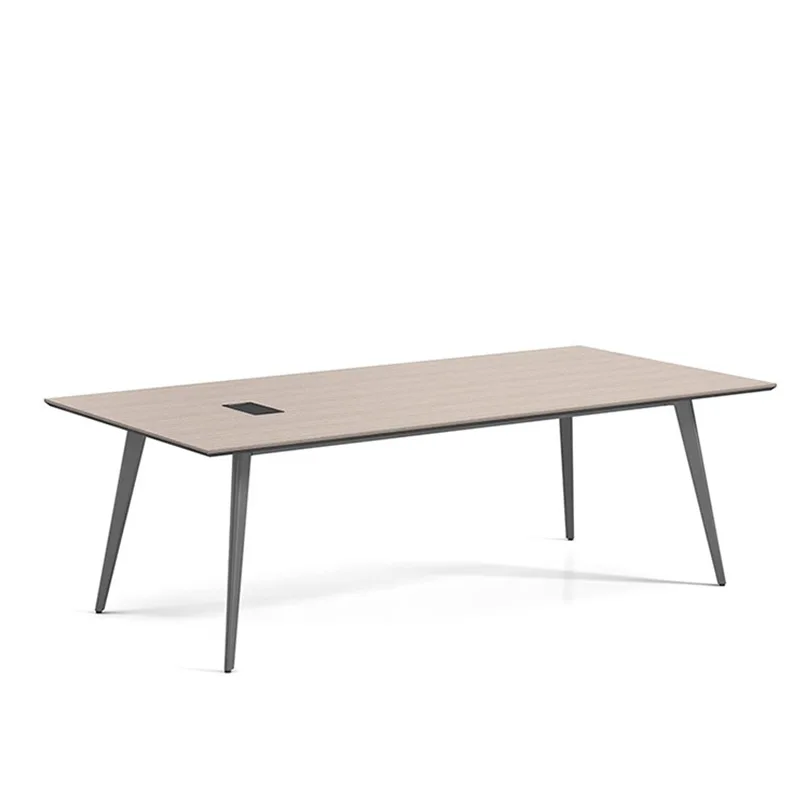 

Conference table Long Modern simple office Training table Small reception and chair combination 6-8 people Strip