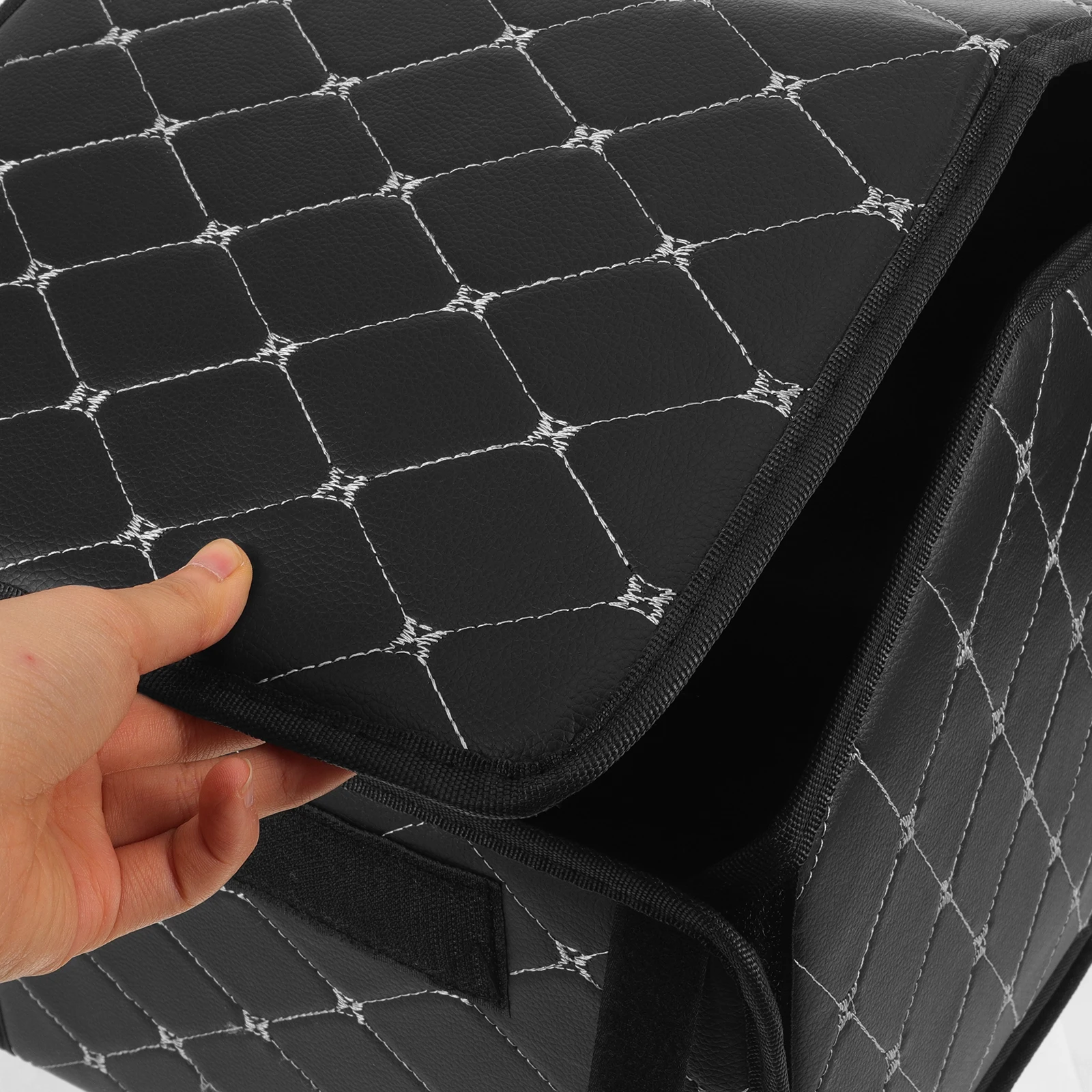 

Foldable Car ganizer Black Gold Small Collapsible Storage Box Easy Clean Accessories Trunk Cargo Suv Car Trunk Storage ganizer