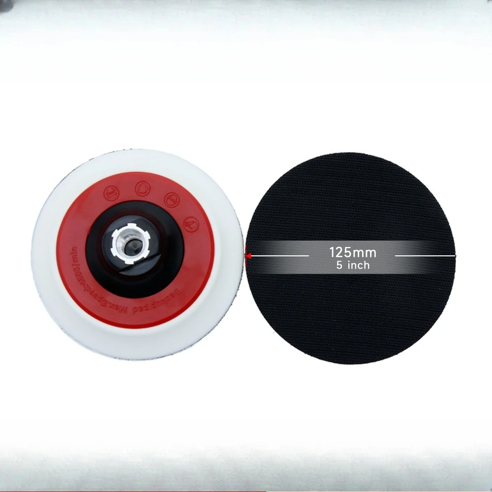 VOLODYMYR Self-Adhesive RO Polishing Machine Sticky Disc Car Detailing Tool Polishing Machine Tray 5inch  Disc M14 for Auto Care