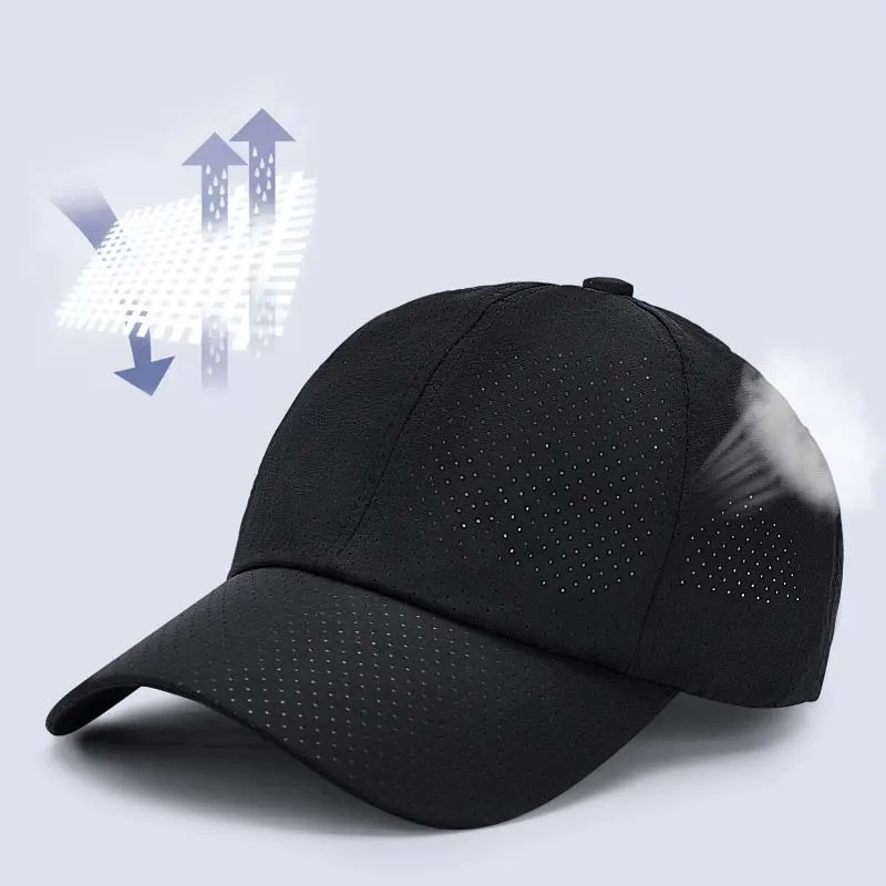 Summer Outdoor Sport Baseball Caps for Women and Men Breathable Mesh Snapback Hats Casquette Bone Fashion Casual Trucker Sun Hat