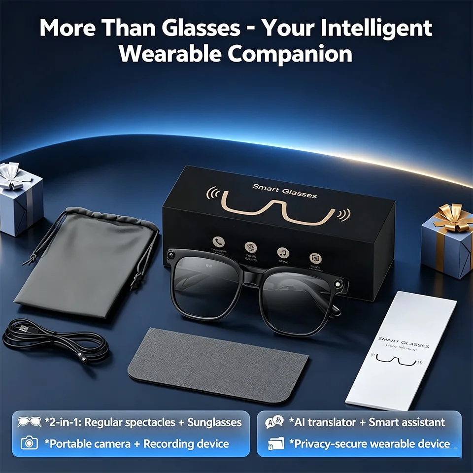 AI Glasses ChatGPT Voice Translator 150+ Languages 5 AI Glasses ChatGPT Voice Translator 150+ Languages