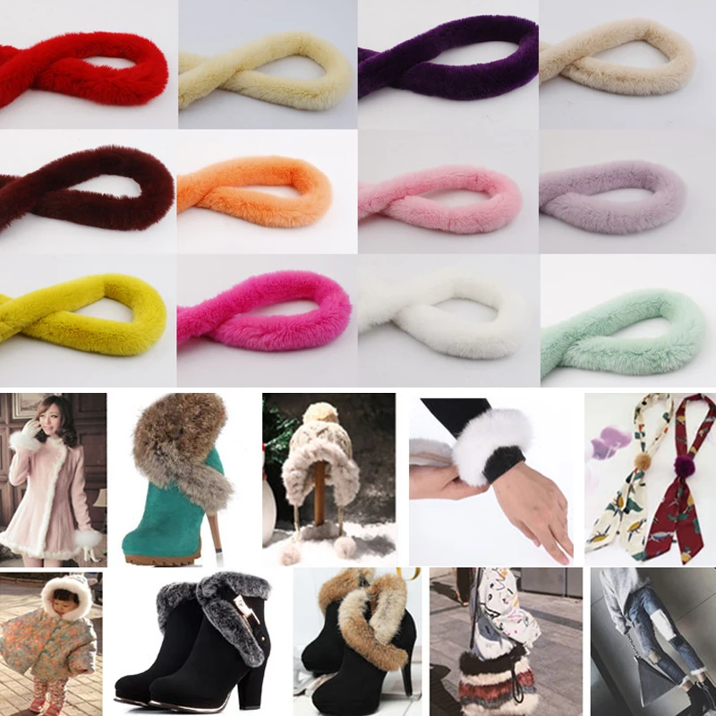 شريط من فرو الأرانب الصناعي ، شريط فرو صناعي منفوش ذاتي الصنع ، خياطة تشذيب ، مشغولات أزياء ، مواد ملابس ، 5 أمتار