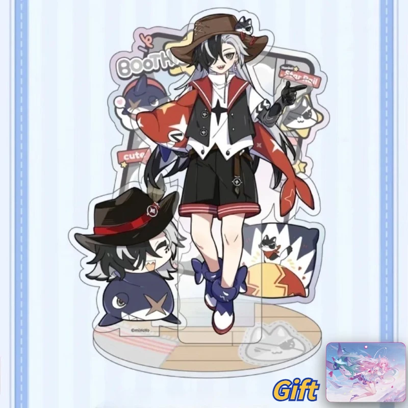Honkai:Star Rail Boys Dormitory Pajama Acrylic Figure Stand Boothill Aventurine JingYuan Sunday Blade DanHeng Dr. Ratio Argenti