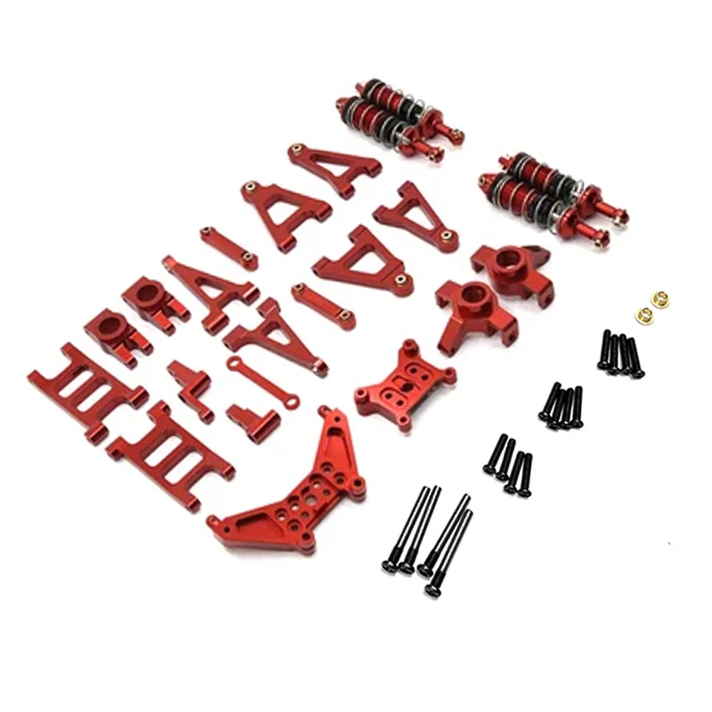 Metal Swing Arm Front Supension Arms Steering Cup Steering Assembly Steering Block Upgrade Set For MJX Hyper go 1/14 14301 14302