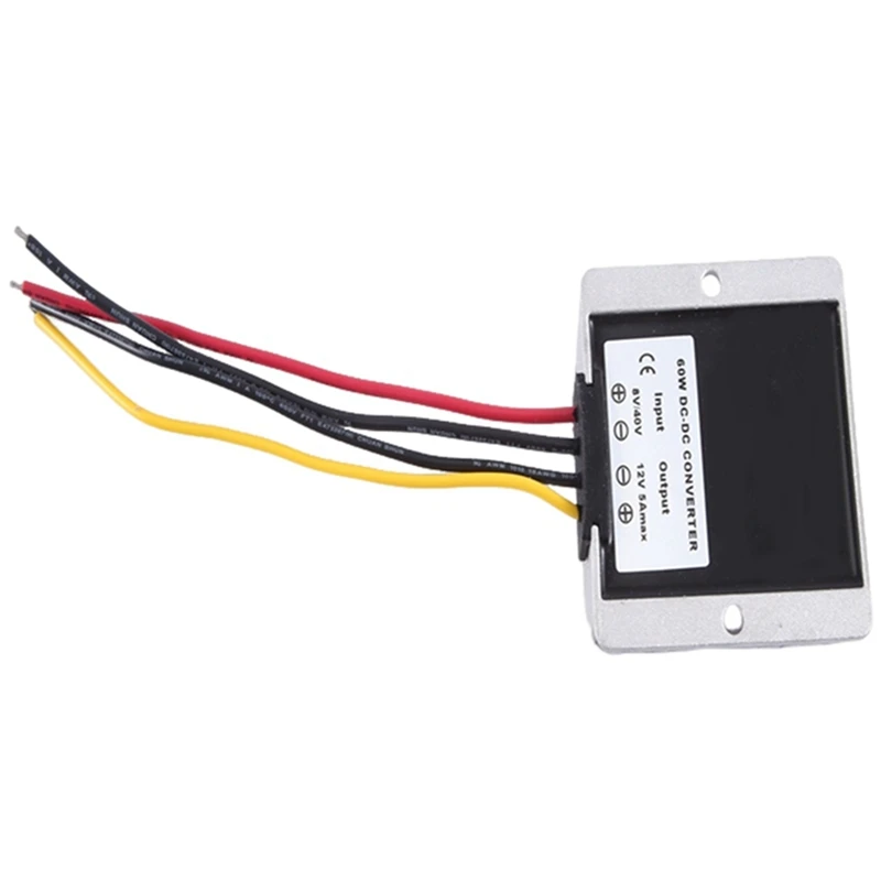 8V-40V zu 12V 5A 60W DC DC Konverter Stabilisator Abwärtstransformator Booster Regler Step Up Down Modul Netzteil Langlebig