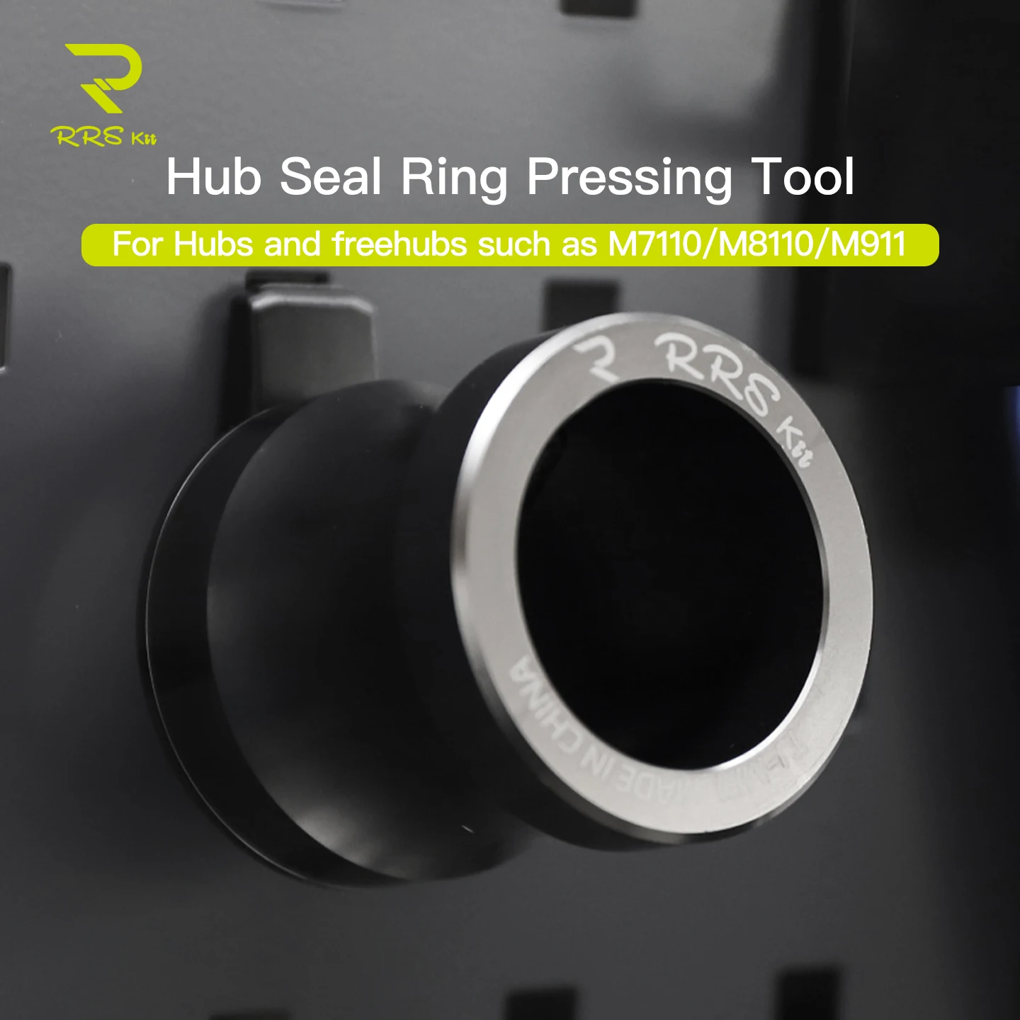 

RRSKIT Bicycle Hub Seal Ring Pressing Tool For M7110/M8110/M9111/R9200/R9270 Aluminum Alloy MTB Road Bike Hub Pressing Tools