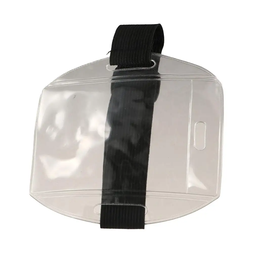 

Пластиковый браслет, держатель для идентификационного бейджа, светоотражающий браслет, экологически чистый держатель для удостоверений личности из ПВХ, водонепроницаемый эластичный чехол для карт, плавание