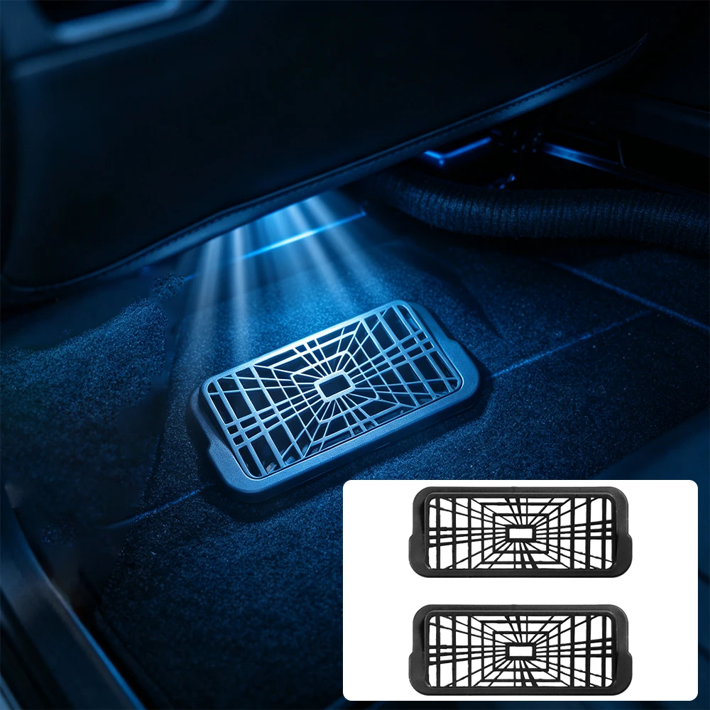 Under Seat Vent Cover Air Condition Outlet Protector Anti-insect Net Auto Accessories for Telsa Model 3 Highland