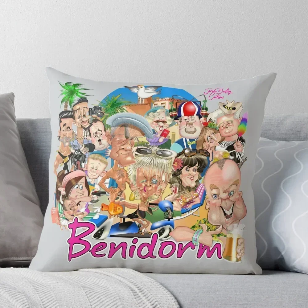 

Benidorm! Throw Pillow Sofa Cushions Covers Rectangular Cushion Cover Pillowcases Cushion Covers Sofa pillow