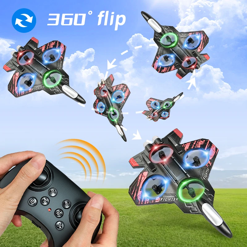 L101 Mini Drone Profesional Foam Airplane 2.4G Remote Control Aircraft EPP Stunt FPV Dron 360° Flip RC Quadcopter Toys For Kids