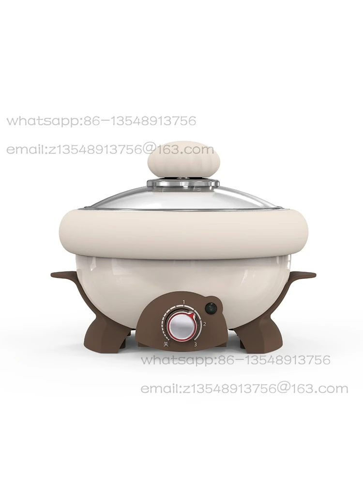 Multifunctional Electric Hot Pot One Person Electric Cooking Pot Electric Steamer Small Pot One Person Instant Noodle