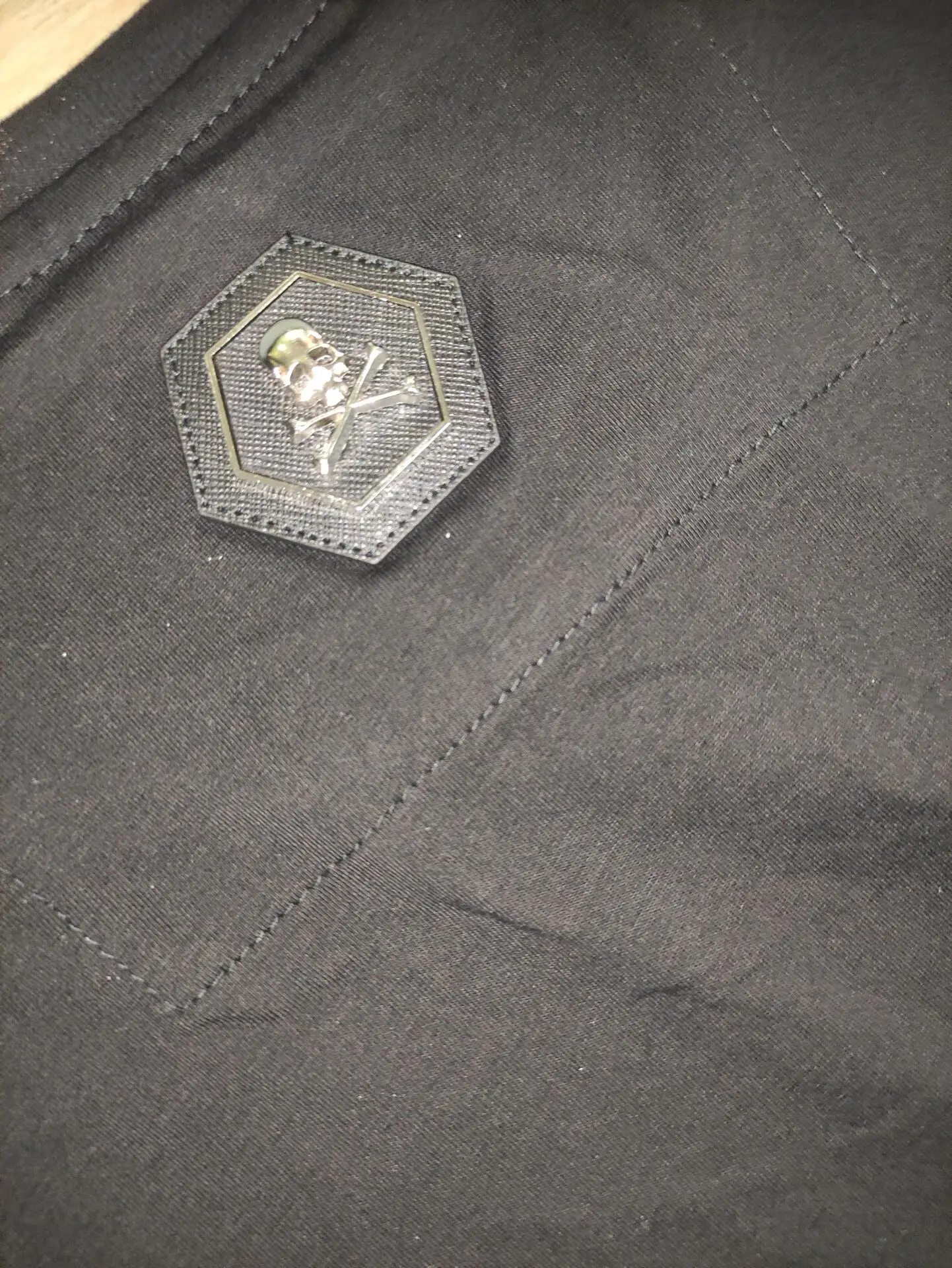 الصلب القياسيةPP الراين 2025T-قميص للرجال قطنية عالية الجودة تيز الهيب هوب العلامة التجارية مصمم تي شيرت قطرة الشحن 163