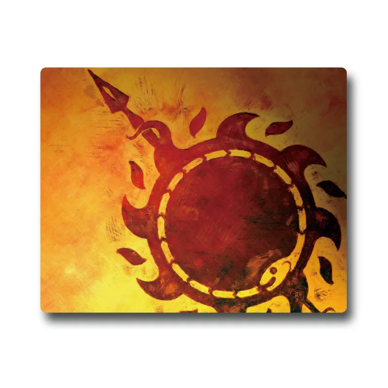 Martell Sigil-Piercing de lanza a través del sol, almohadilla de goma antideslizante estampada, posavasos para taza de oficina, regalos de recuerdo de fiesta, 220x180x3mm