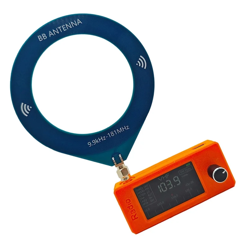 B18B SI4732 9,9-108 Mhz Radio portátil pantalla IPS de 1,9 pulgadas Mini Radio de bolsillo con antena receptor de Radio de todas las bandas SW MW VHF Radi