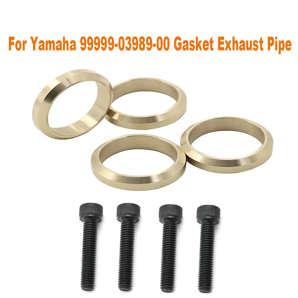 99999-03989 For Yamaha Snowmobile Apex RX1 LTX Attak Nytro RS Vector 4x4 Copper Exhaust Pipe Muffler Header Gasket Seal O-Ring